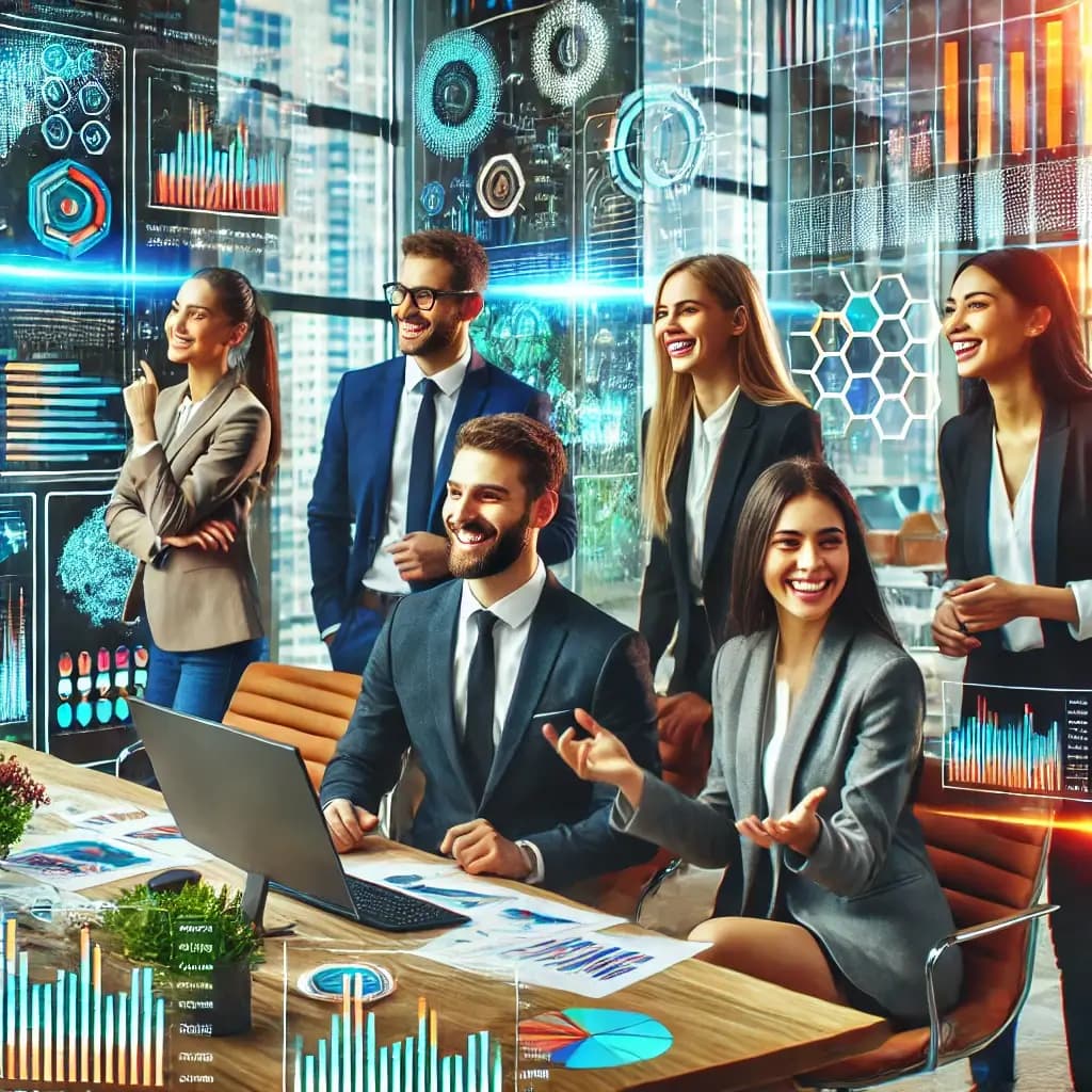 Technology industries background