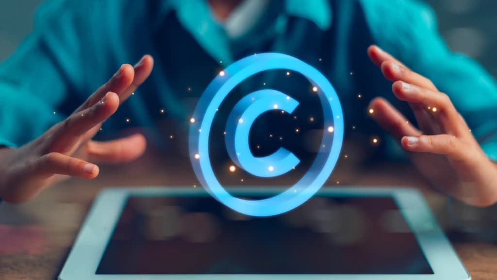 Copyright background